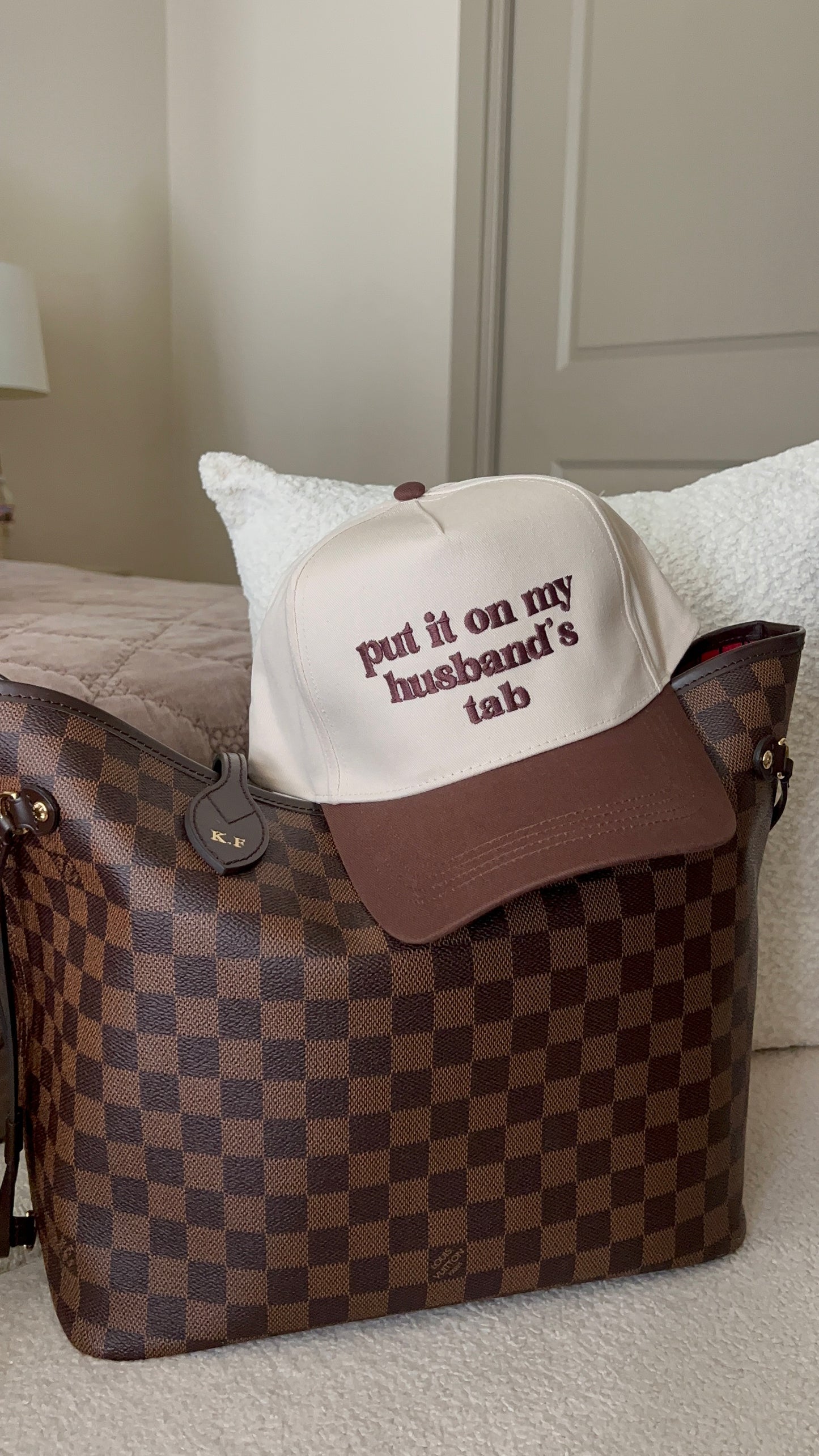 PUT IT ON MY HUSBAND’S TAB TRUCK HAT (EMBROIDERED)