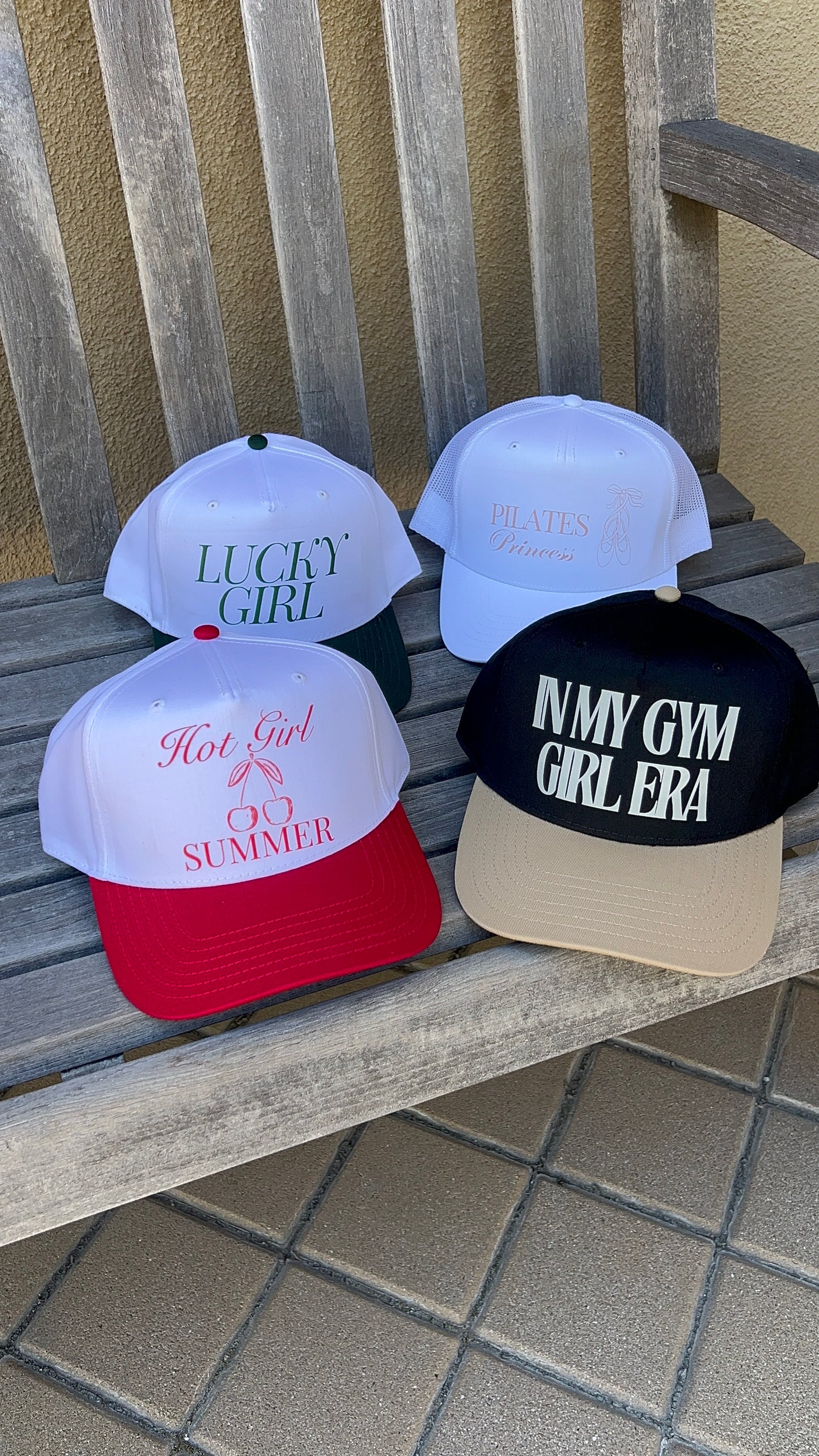 LUCKY GIRL TRUCKER HAT