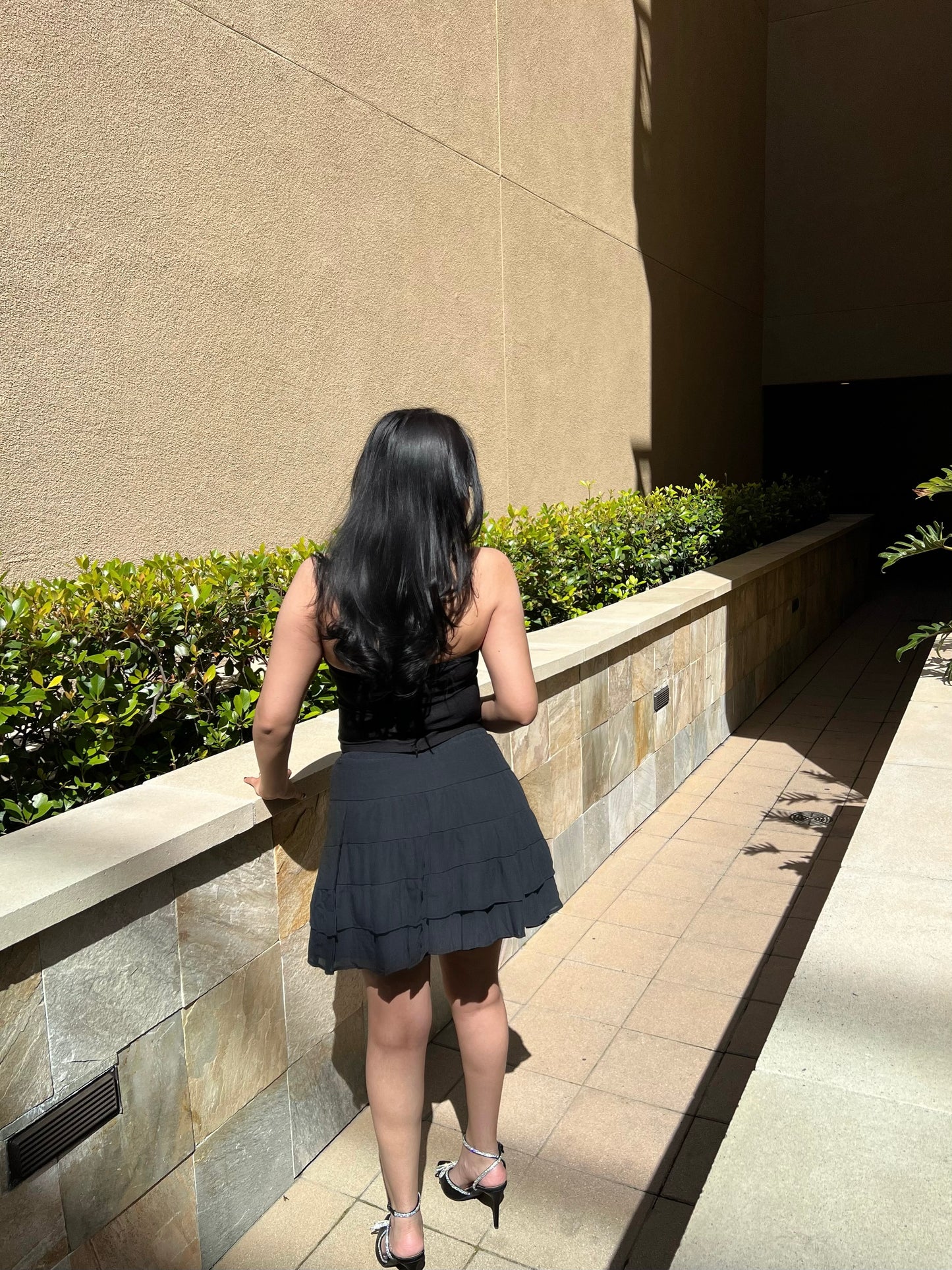 SPRING FLING RUFFLED SKIRT