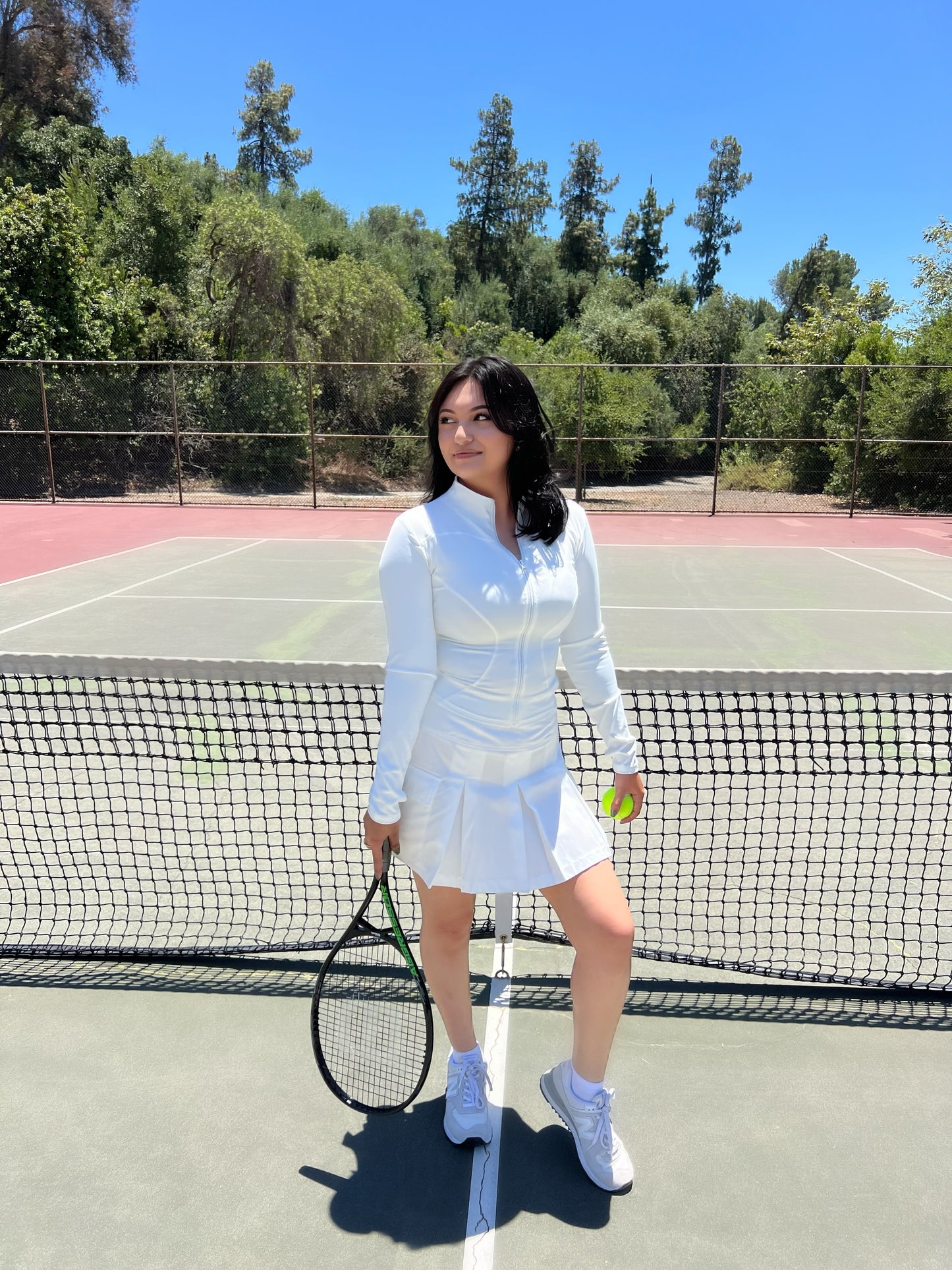 SPORTY GIRL WORKOUT JACKET (WHITE)