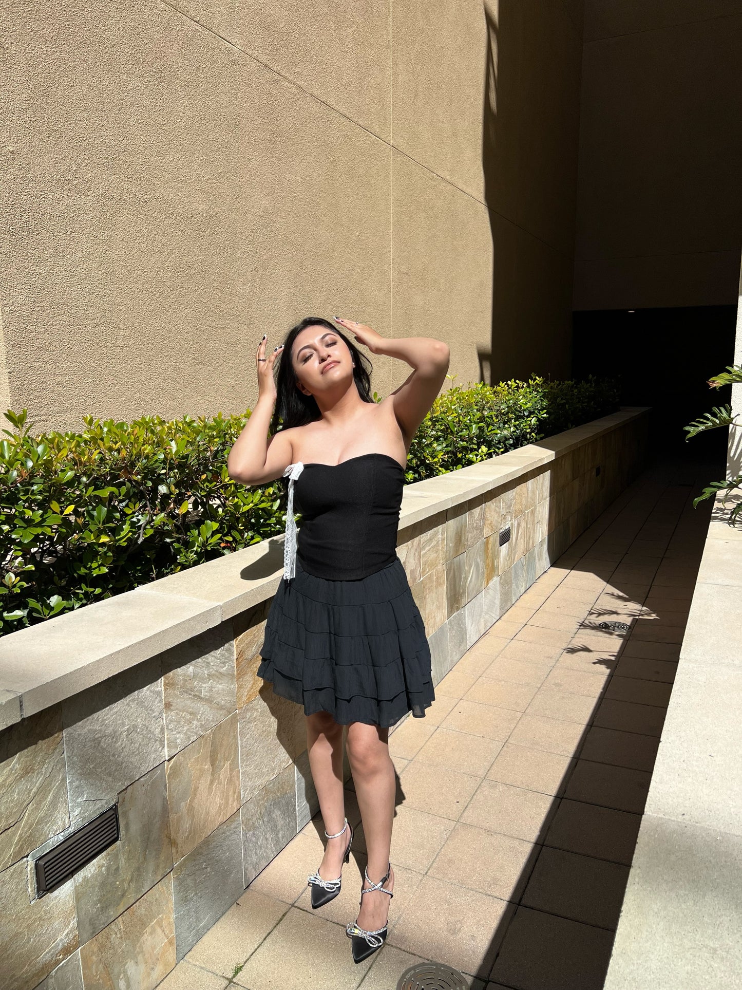 SPRING FLING RUFFLED SKIRT