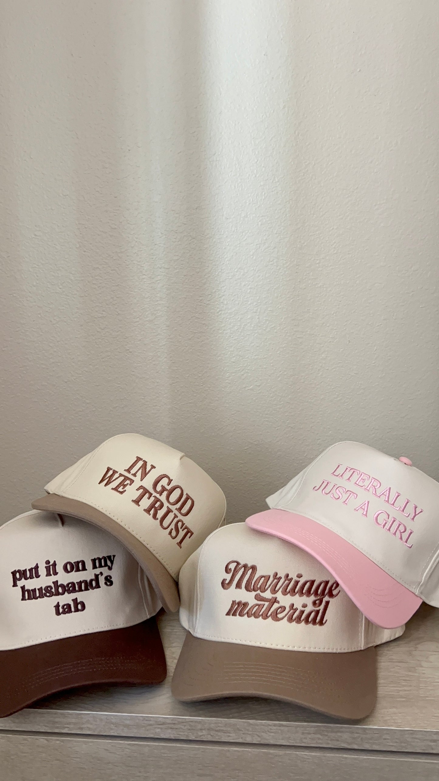 MARRIAGE MATERIAL TRUCKER HAT