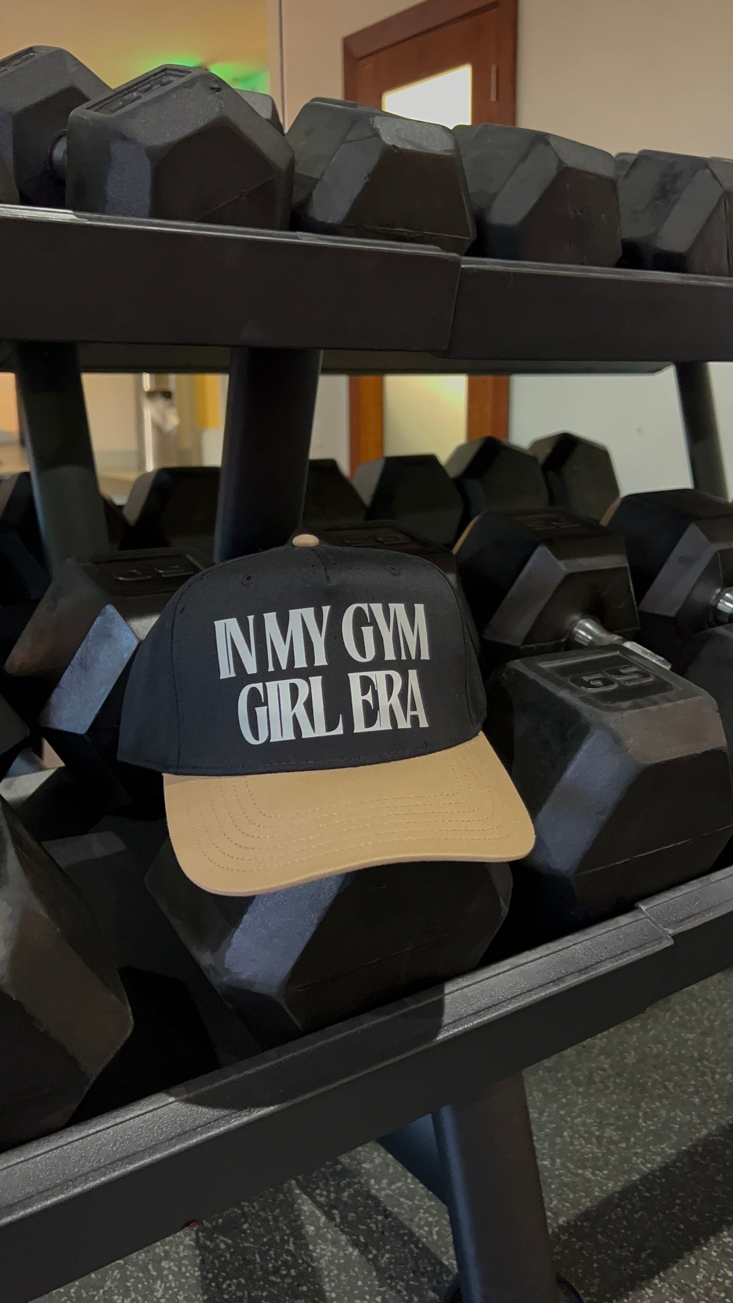 IN MY GYM GIRL ERA TRUCKER HAT
