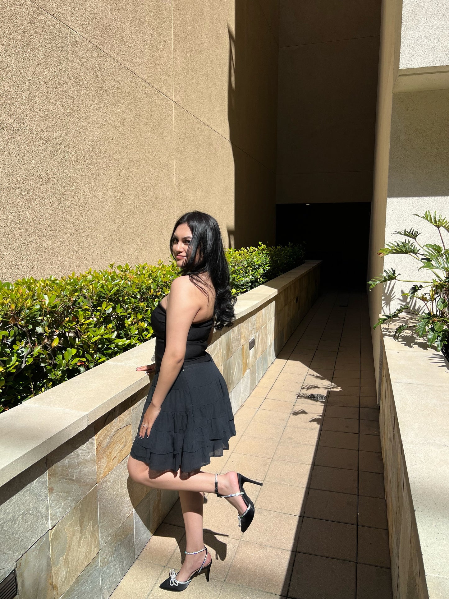 SPRING FLING RUFFLED SKIRT