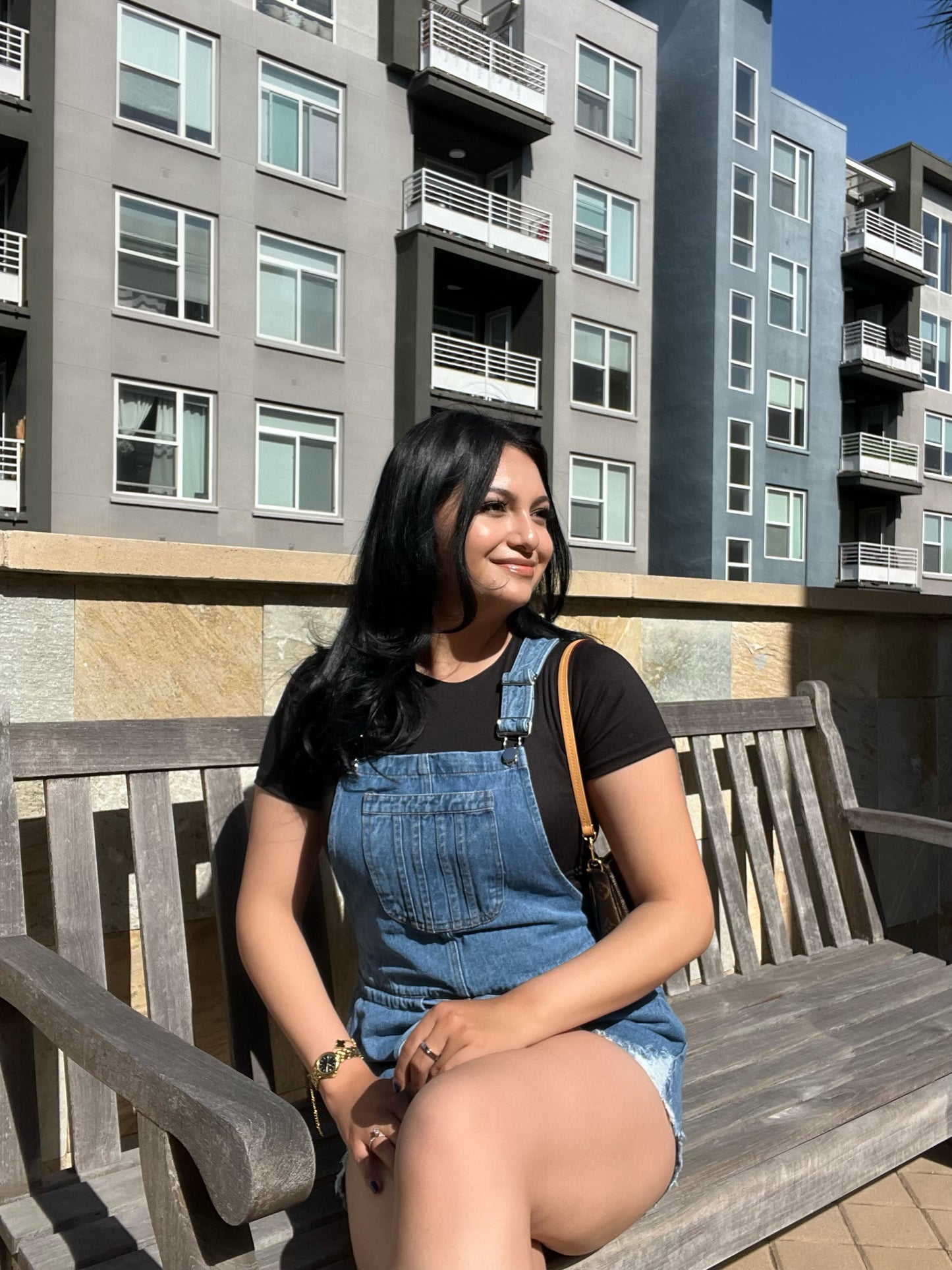DENIM ROMPER