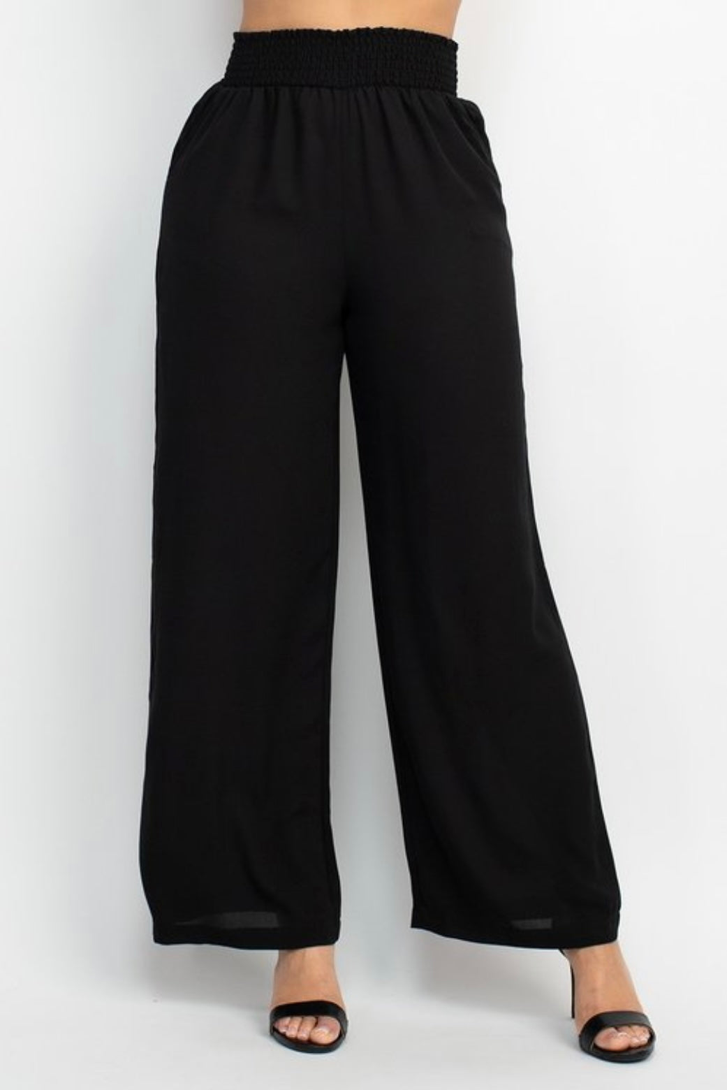 SPRING FLING WAIST SMOCKED PANTS