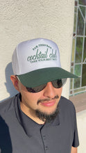 Load image into Gallery viewer, COCKTAIL CLUB TRUCKER HAT
