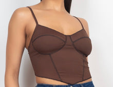 Load image into Gallery viewer, Everyday Rib Knit Tank (Brown)
