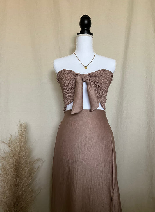 Something Special Two Piece Maxi Skirt Set